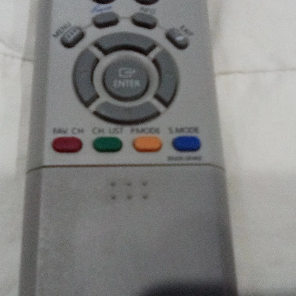 Samsung Silver Remote with Colorful Buttons Bn59-00462
